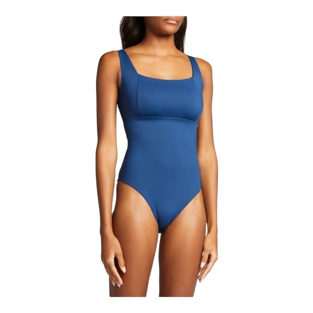 Tommy Bahama Palm Modern Square Neck One Piece in midnight sea NWT